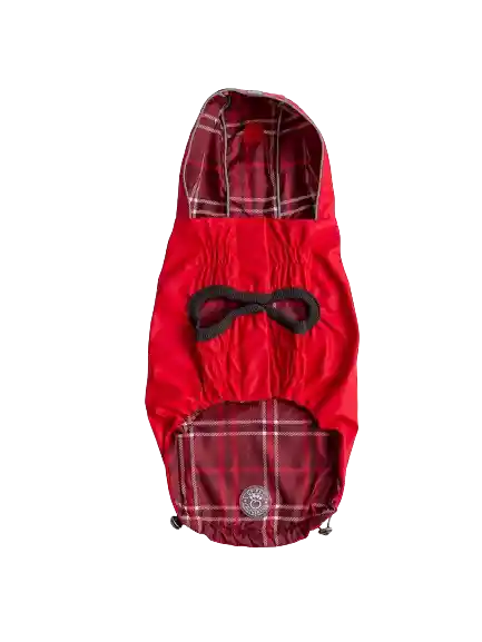 Impermeable Reversible Rojo Talla Xs