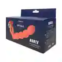 Anillo Vibrador Y Consolador Dante Rojo Camtoyz