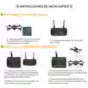 Drone Plegable Doble Cámara Wifi 2.4g 1080p Fpv 998 Pro Max