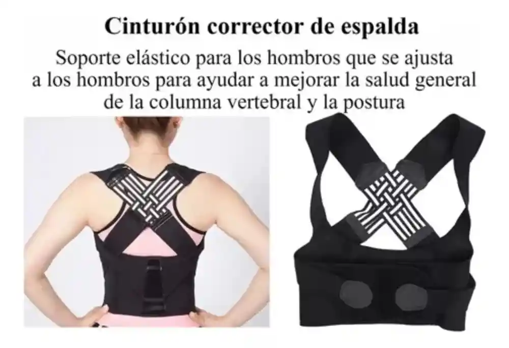 Chaleco Corrector De Postura Ortopédico Lumbar Unisex