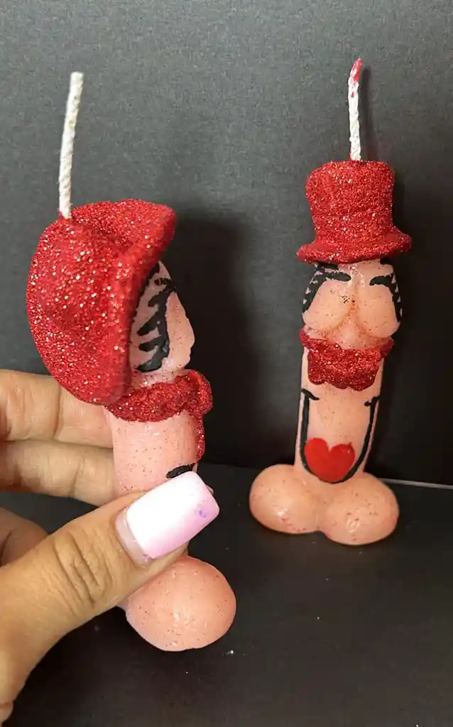 Vela Cumpleaños Adulto Pequeño Sombrero Rojo