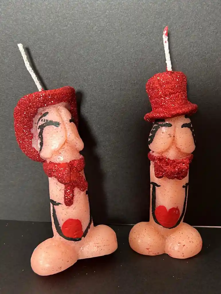 Vela Cumpleaños Adulto Pequeño Sombrero Rojo