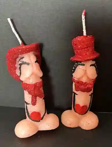 Vela Cumpleaños Adulto Pequeño Sombrero Rojo