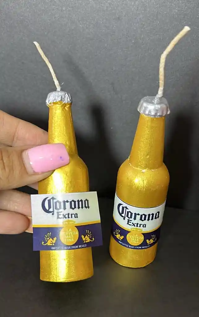 Vela Cumpleaños Botella Cerveza Corona