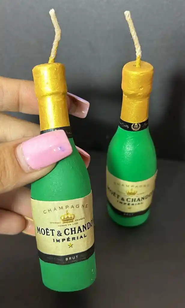 Vela Cumpleaños Botella Champagne