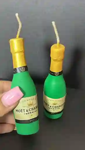 Vela Cumpleaños Botella Champagne