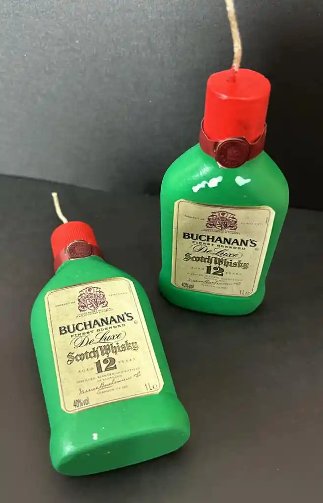 Vela Cumpleaños Botella Buchanan´s