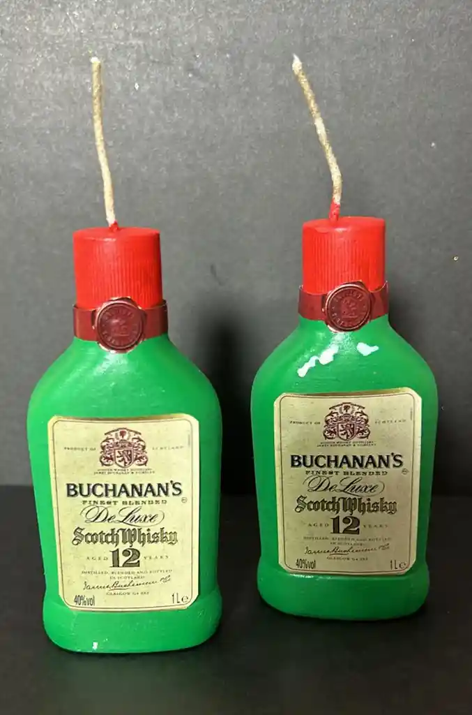 Vela Cumpleaños Botella Buchanan´s