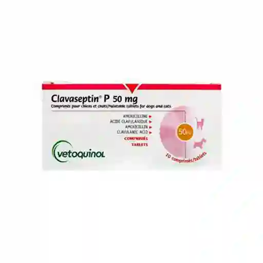 Clavaseptin 50 Mg X 10 Tabletas