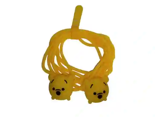 Protector De Cables En Resorte 3 En 1 Diseño Winnie Pooh
