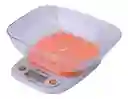 Bascula, Gramera Digital Con Tazon Cocina 1g / 7kg, (color Naranja)