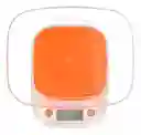 Bascula, Gramera Digital Con Tazon Cocina 1g / 7kg, (color Naranja)