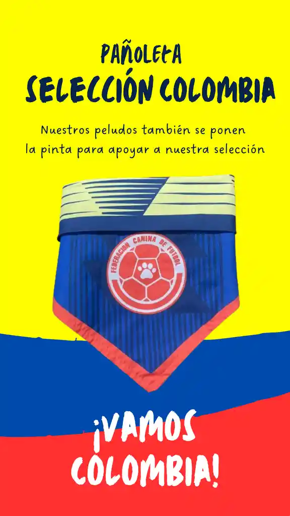 Pañoleta Seleccion Colombia Talla S