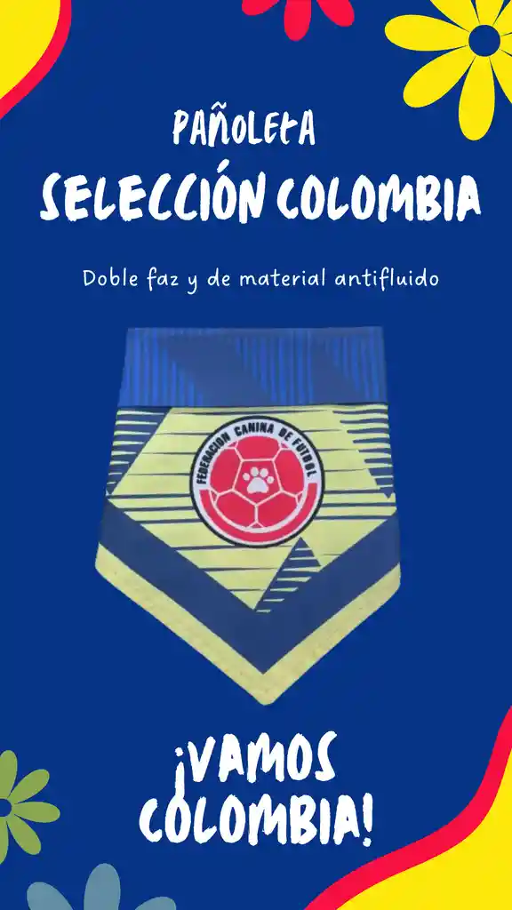 Pañoleta Seleccion Colombia Talla S