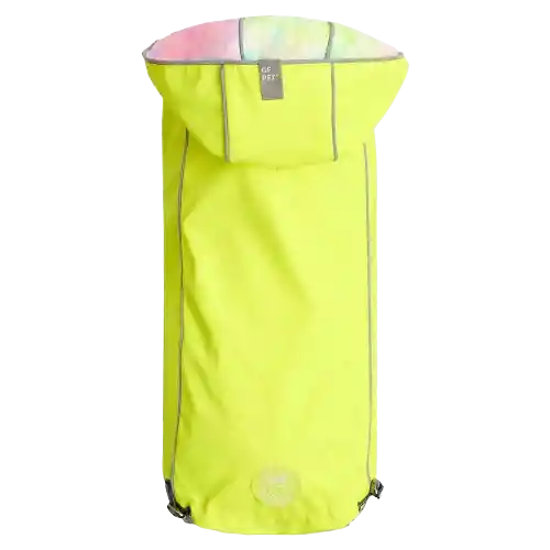 Impermeable Reversible Amarillo Neon Talla M