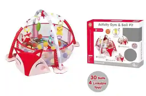 Gym Interactivo 3 En 1 De Pelotas Para Bebe