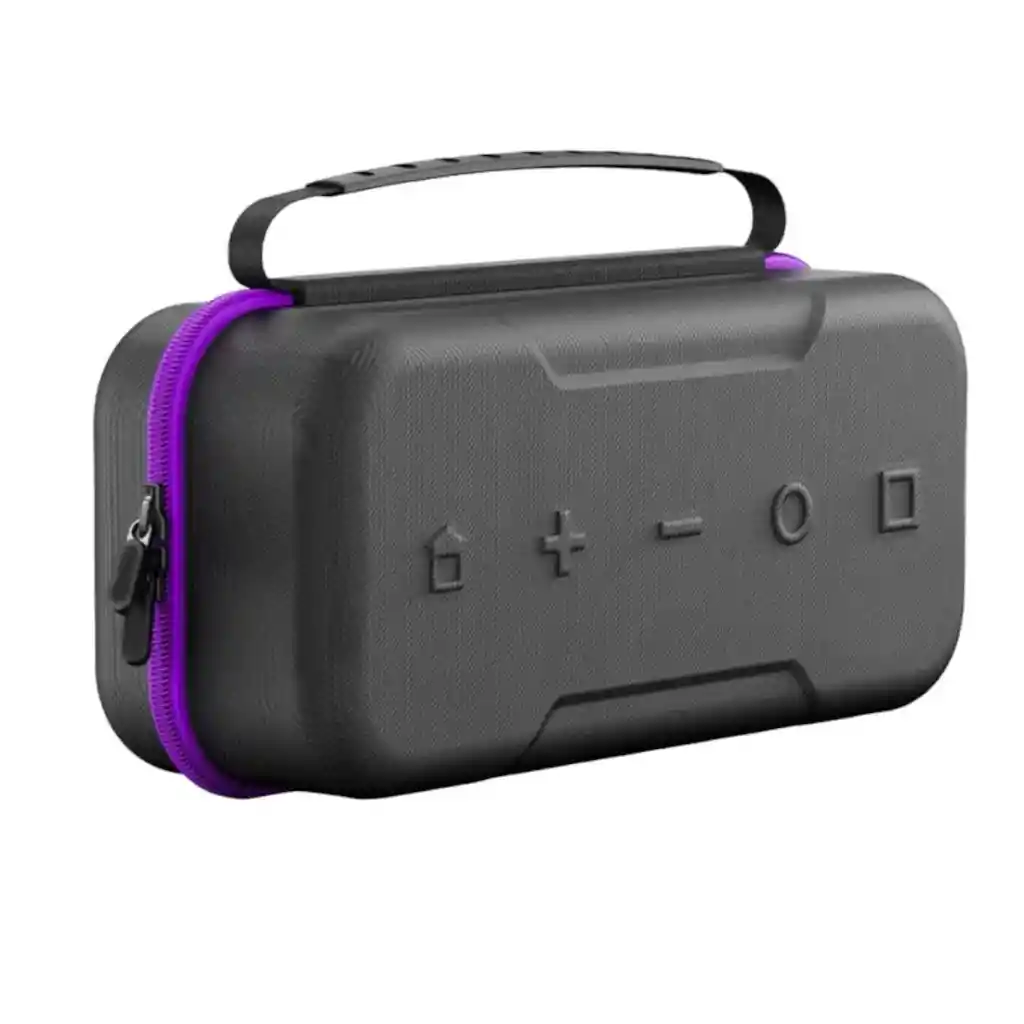 Estuche Rigido Nintendo Switch/ Oled + 20 Slots Morado