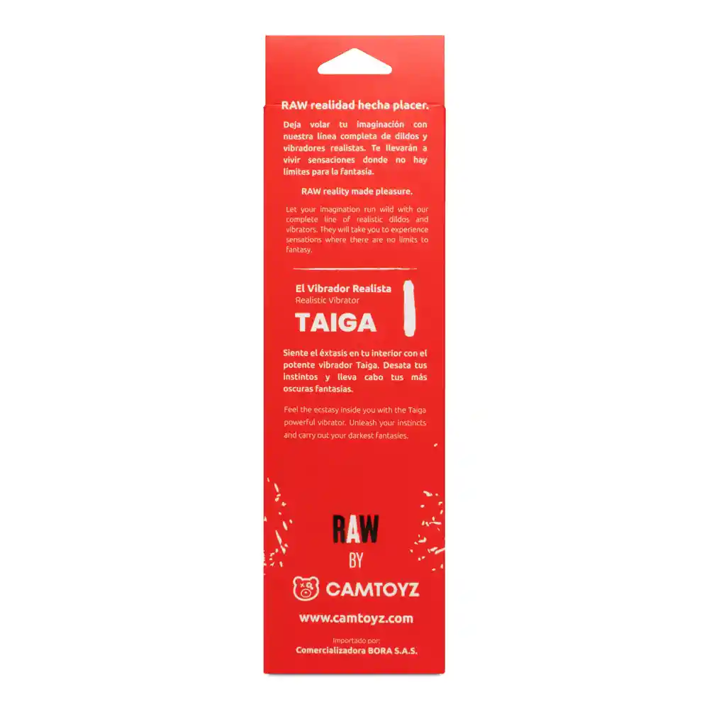 Vibrador Taiga 22 Cm Camtoyz