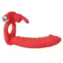 Anillo Vibrador Y Consolador Optimus Frodo Rojo Camtoyz