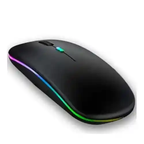 Rgb Mouse Led Gaming Inalambrico Optico Recargablepc Gamer