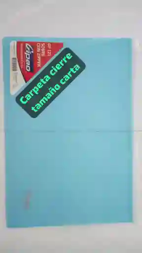 Carpeta Cierre Tamaño Carta