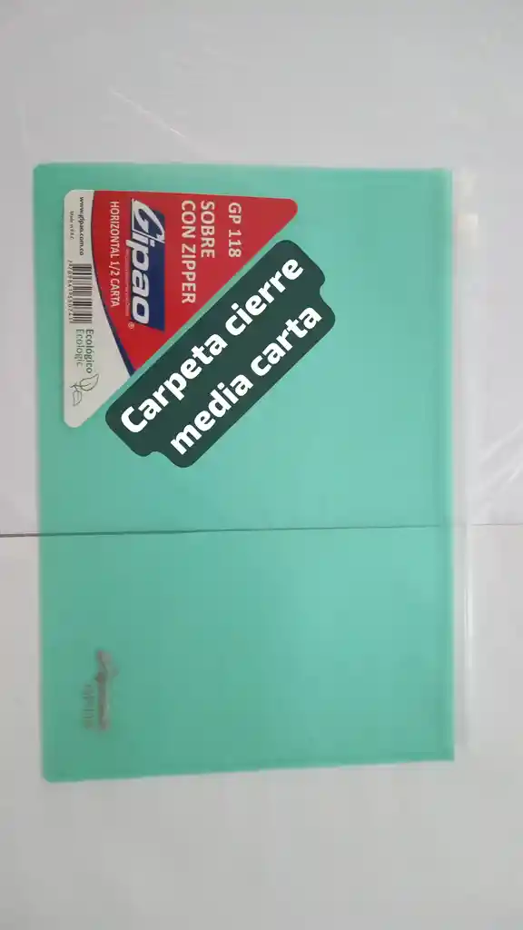 Carpeta Cierre Media Carta