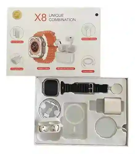 Combo Reloj Smartwarch X8 Ultra Max