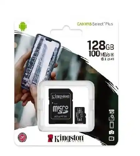 Kingston Tarjeta De Memoria Adaptador Sd 128gb