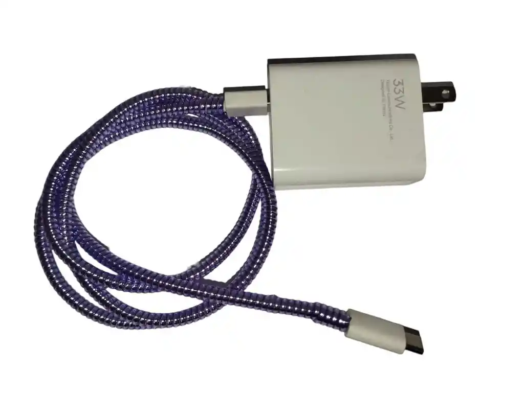 Resorte En Espiral Para Proteger Cables En Morado