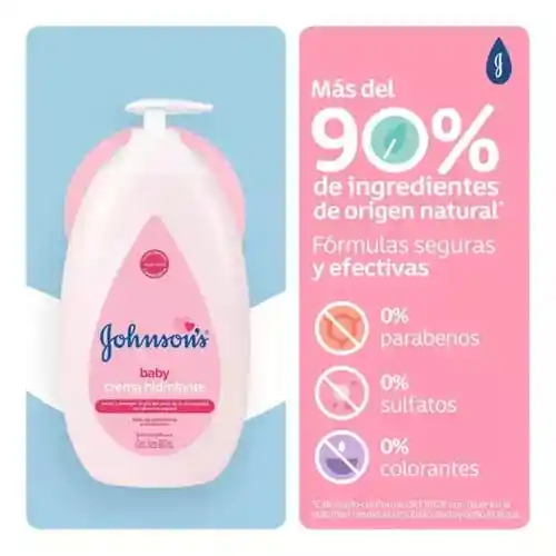Crema Hidratante Johnsons 800 Ml Bebe, Natural Y Original