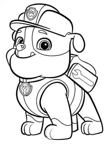 Paginas Para Colorear Paw Patrol X6 Papel Normal Carta