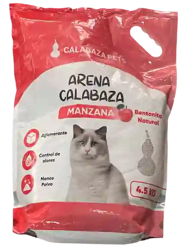 Arena Calabaza Pets Gato Manzana 4.5 Kg