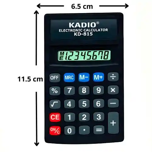 Kadio Calculadora 8 Digitos - Kd-815