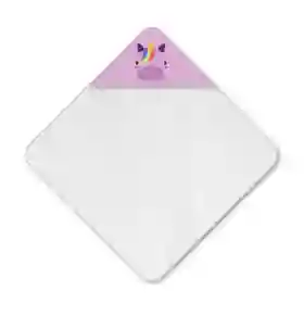Toalla Bebe Cara Unicornio