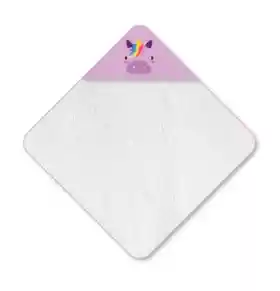 Toalla Bebe Cara Unicornio