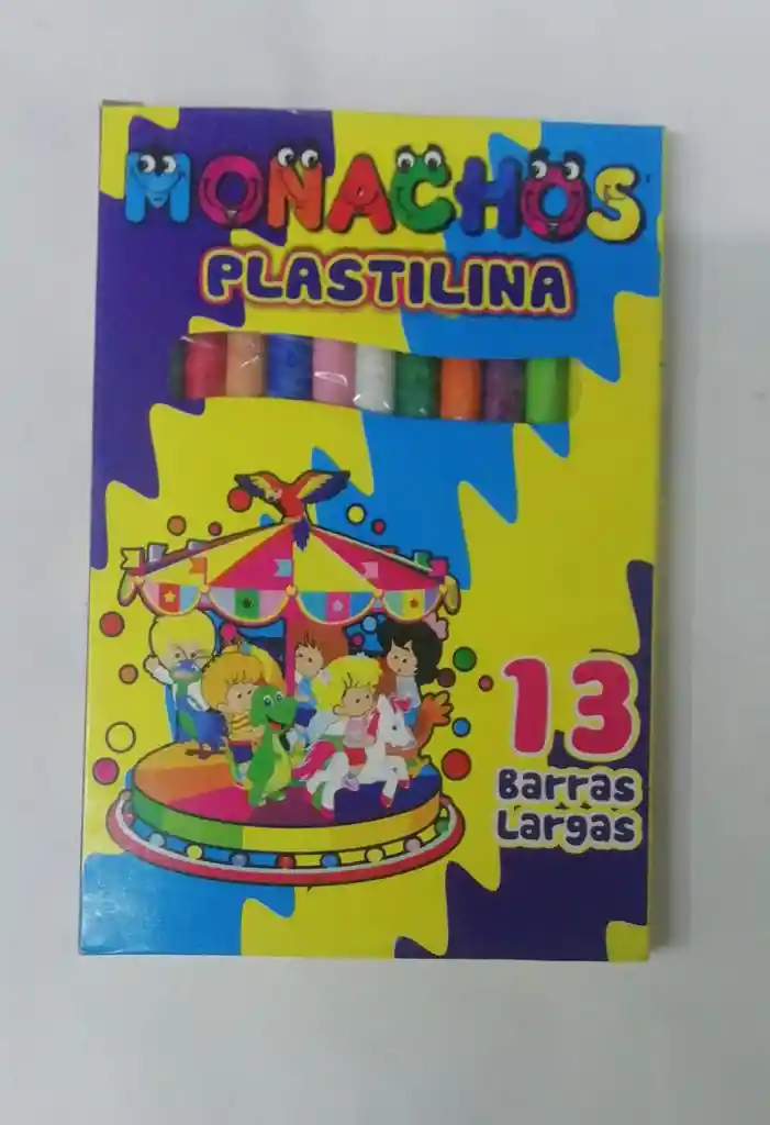 Caja Plastilina X 13 Colores Nachos