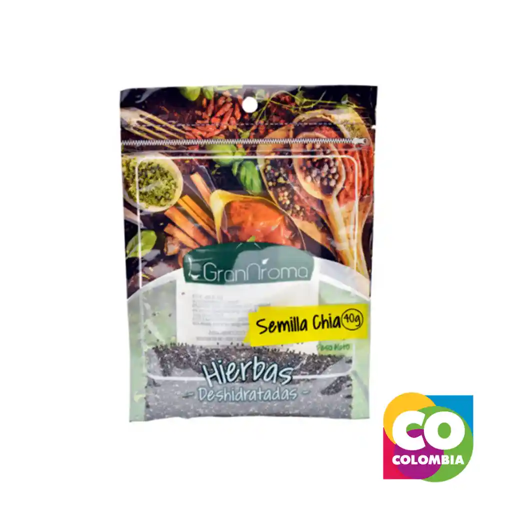 Semillas De Chia 40 Gr