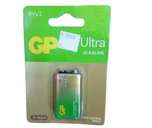 Pila Alcalina Cuadrada 9v Gp