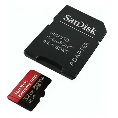 Tarjeta De Memoria Sandisk Extreme Pro 32gb Con Adaptador