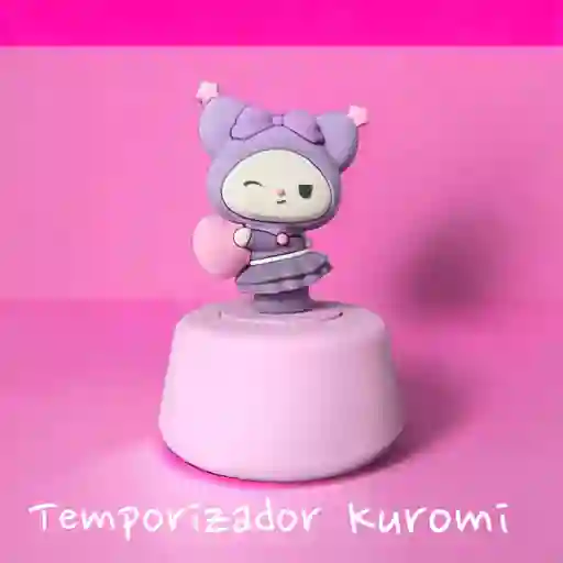 Tierno Temporizador Kuromi Para Cocina, Escuela, Deporte/ 60 Minutos