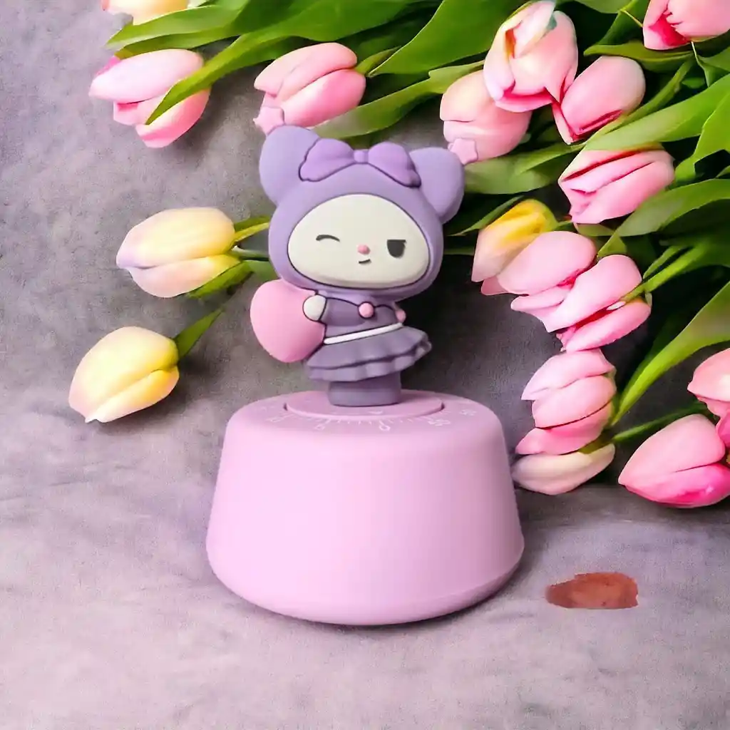 Tierno Temporizador Kuromi Para Cocina, Escuela, Deporte/ 60 Minutos