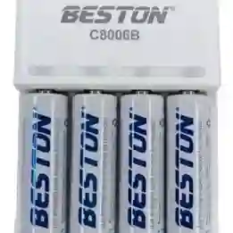 Combo Cargador Aa/aaa + 4 Pilas Aa De 1500mah Bateria Recargable