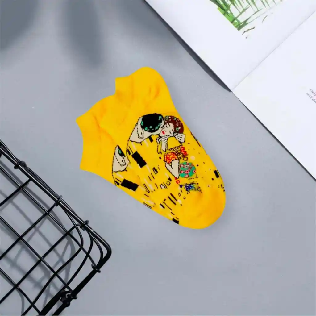 Medias Tobilleras Obras De Arte El Beso (gustav Klimt)