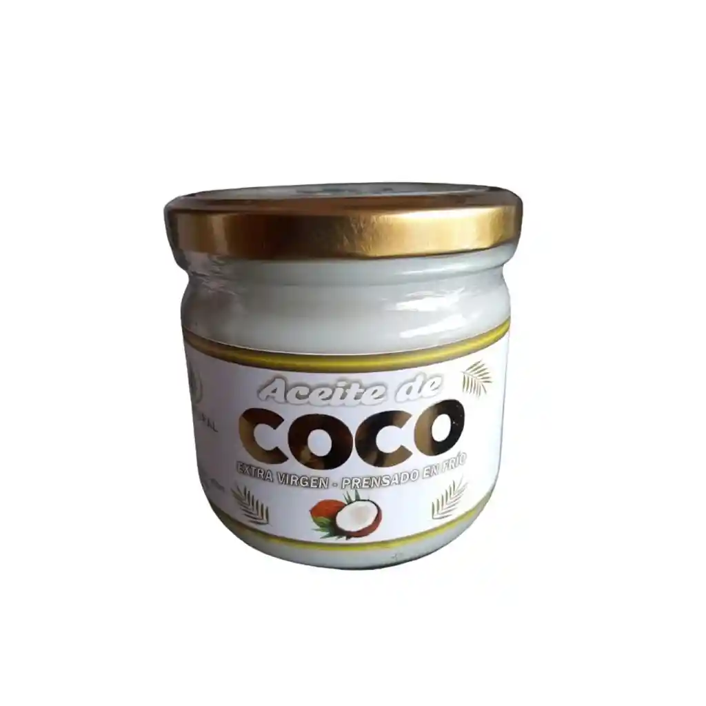 Aceite De Coco Orgánico, Prensado En Frío X 400ml