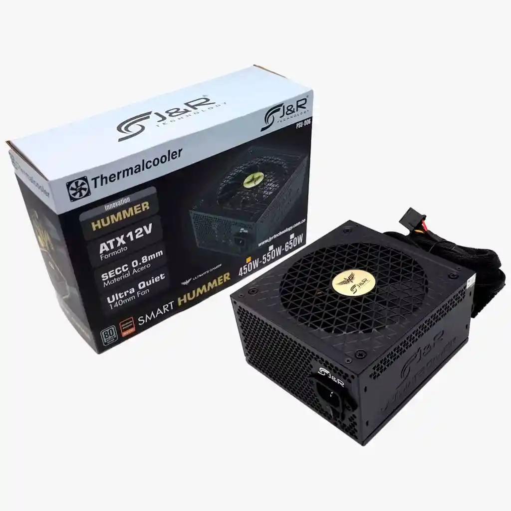 Fuente De Poder Gamer Psu-006 450w 80 Plus Silver