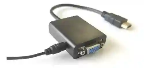 Convertidor Hdmi A Vga Con Adaptador De Audio