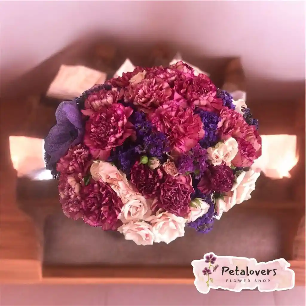 Flores Bouquet De Claveles Surtidos