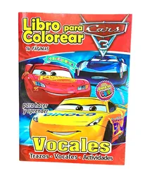 Libro De Actividades Y Colorear 16 Paginas Cars