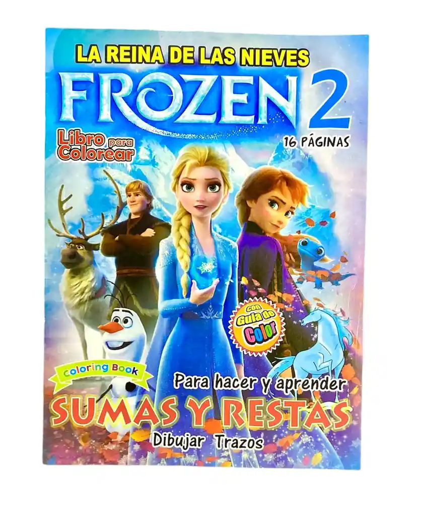 Libro De Actividades Y Colorear 16 Paginas Frozen