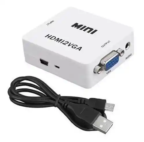 Convertidor Rca A Hdmi Adaptador 1080p Hdmi Audio Av Cvbs Hd.